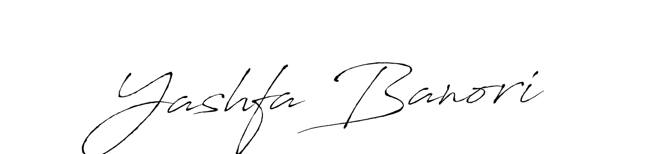 Antro_Vectra is a professional signature style that is perfect for those who want to add a touch of class to their signature. It is also a great choice for those who want to make their signature more unique. Get Yashfa Banori name to fancy signature for free. Yashfa Banori signature style 6 images and pictures png