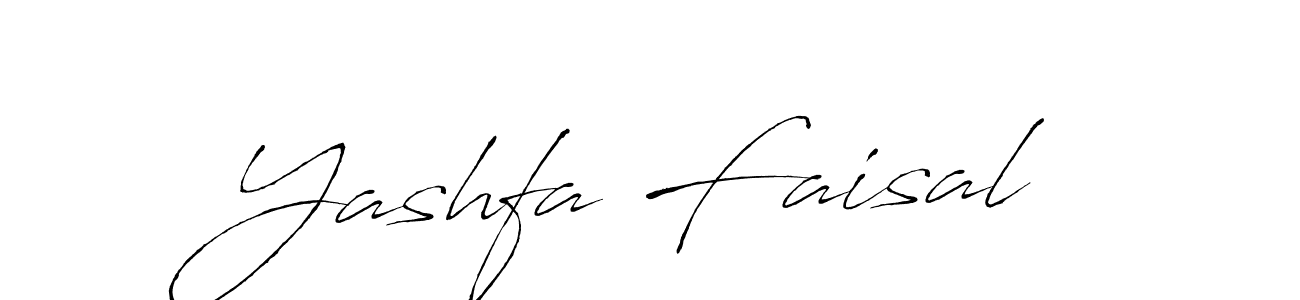 Antro_Vectra is a professional signature style that is perfect for those who want to add a touch of class to their signature. It is also a great choice for those who want to make their signature more unique. Get Yashfa Faisal name to fancy signature for free. Yashfa Faisal signature style 6 images and pictures png