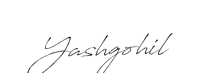 Use a signature maker to create a handwritten signature online. With this signature software, you can design (Antro_Vectra) your own signature for name Yashgohil. Yashgohil signature style 6 images and pictures png