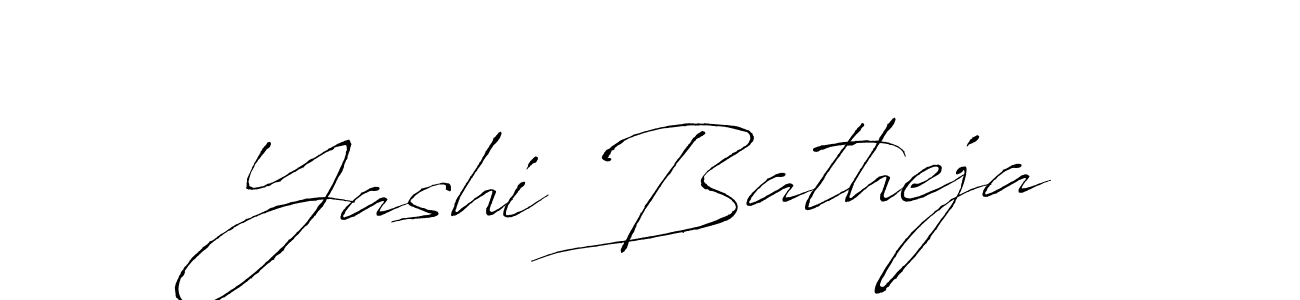 How to make Yashi Batheja name signature. Use Antro_Vectra style for creating short signs online. This is the latest handwritten sign. Yashi Batheja signature style 6 images and pictures png