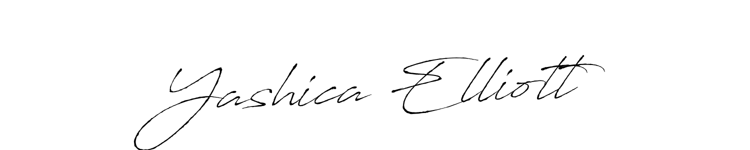 Yashica Elliott stylish signature style. Best Handwritten Sign (Antro_Vectra) for my name. Handwritten Signature Collection Ideas for my name Yashica Elliott. Yashica Elliott signature style 6 images and pictures png