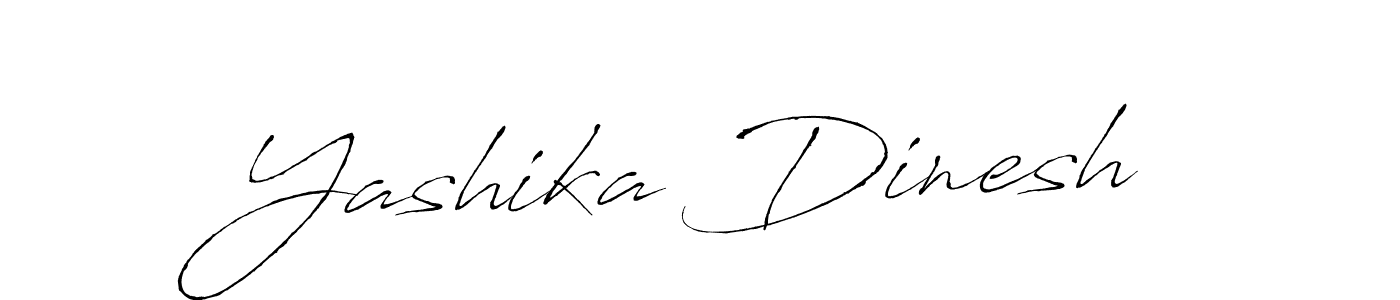 Also we have Yashika Dinesh name is the best signature style. Create professional handwritten signature collection using Antro_Vectra autograph style. Yashika Dinesh signature style 6 images and pictures png