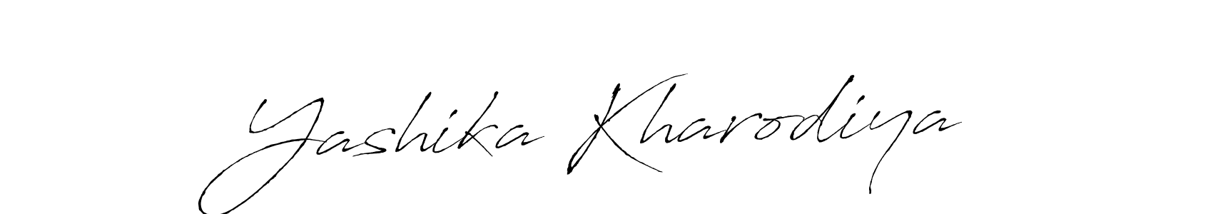 It looks lik you need a new signature style for name Yashika Kharodiya. Design unique handwritten (Antro_Vectra) signature with our free signature maker in just a few clicks. Yashika Kharodiya signature style 6 images and pictures png