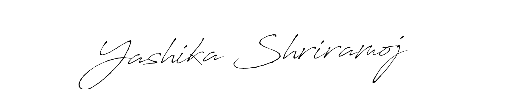 Make a beautiful signature design for name Yashika Shriramoj. Use this online signature maker to create a handwritten signature for free. Yashika Shriramoj signature style 6 images and pictures png