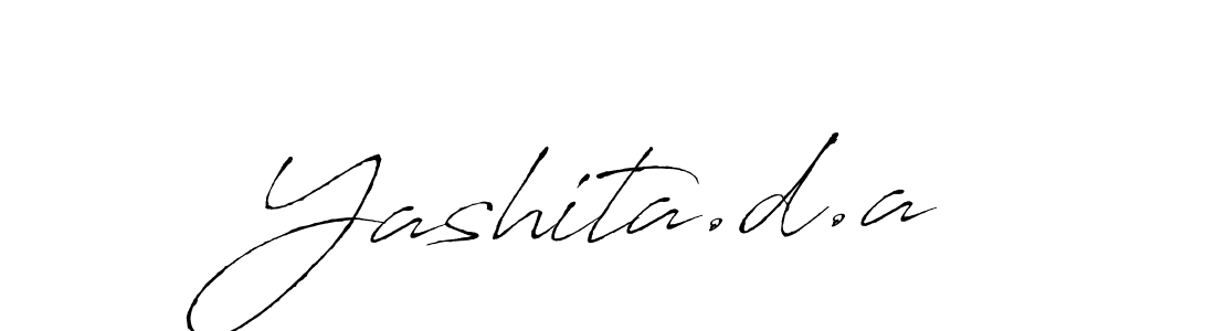 Make a beautiful signature design for name Yashita.d.a. Use this online signature maker to create a handwritten signature for free. Yashita.d.a signature style 6 images and pictures png