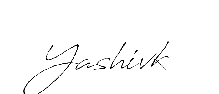 Make a beautiful signature design for name Yashivk. With this signature (Antro_Vectra) style, you can create a handwritten signature for free. Yashivk signature style 6 images and pictures png