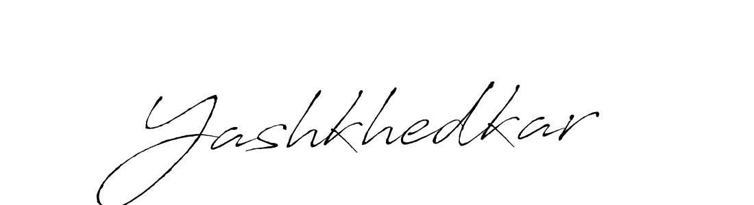 Use a signature maker to create a handwritten signature online. With this signature software, you can design (Antro_Vectra) your own signature for name Yashkhedkar. Yashkhedkar signature style 6 images and pictures png