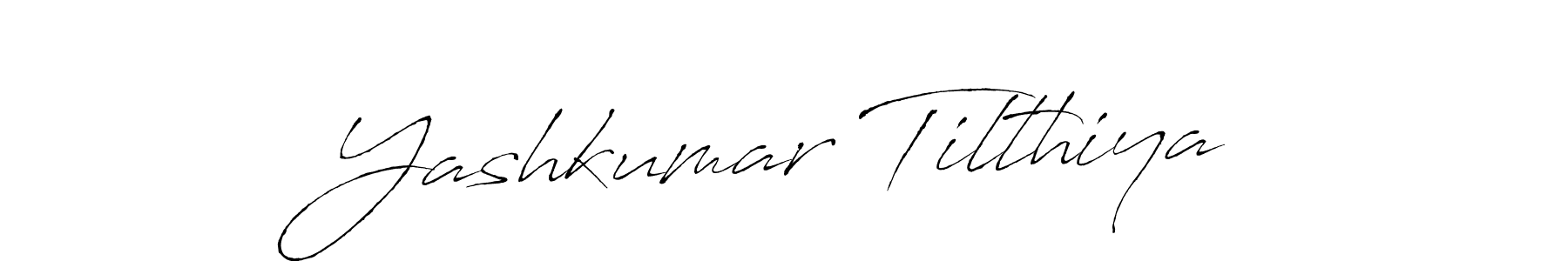 Use a signature maker to create a handwritten signature online. With this signature software, you can design (Antro_Vectra) your own signature for name Yashkumar Tilthiya. Yashkumar Tilthiya signature style 6 images and pictures png