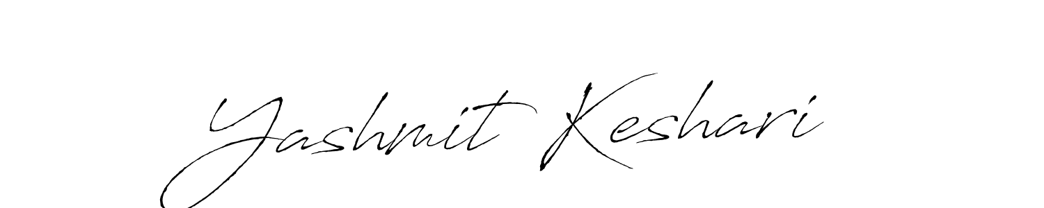 How to make Yashmit Keshari signature? Antro_Vectra is a professional autograph style. Create handwritten signature for Yashmit Keshari name. Yashmit Keshari signature style 6 images and pictures png