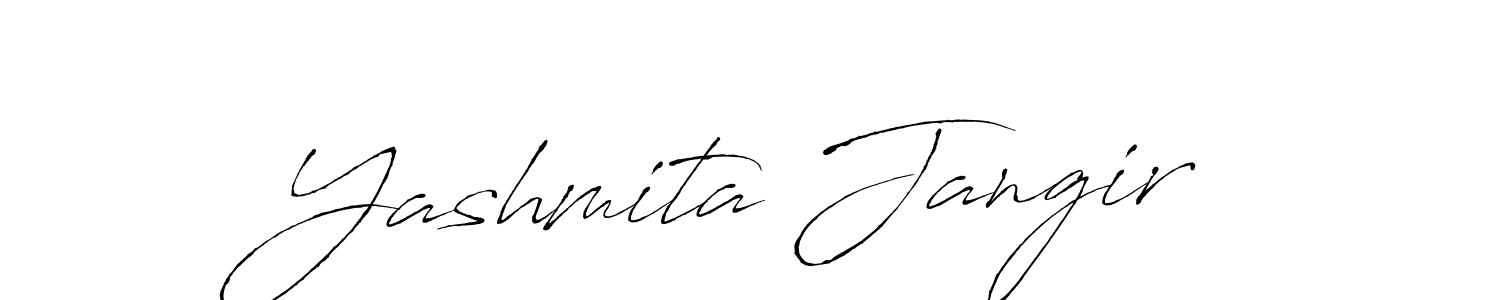 Use a signature maker to create a handwritten signature online. With this signature software, you can design (Antro_Vectra) your own signature for name Yashmita Jangir. Yashmita Jangir signature style 6 images and pictures png