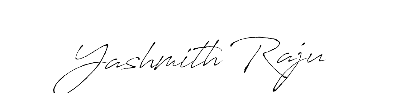 Design your own signature with our free online signature maker. With this signature software, you can create a handwritten (Antro_Vectra) signature for name Yashmith Raju. Yashmith Raju signature style 6 images and pictures png