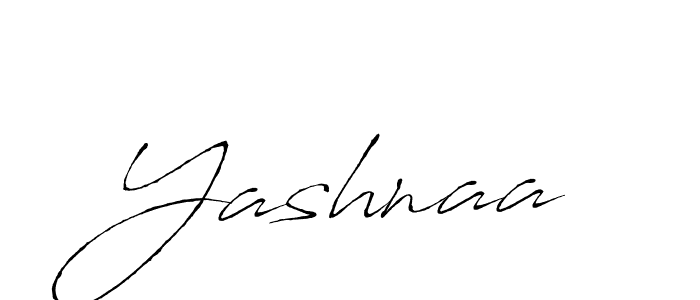 Design your own signature with our free online signature maker. With this signature software, you can create a handwritten (Antro_Vectra) signature for name Yashnaa. Yashnaa signature style 6 images and pictures png