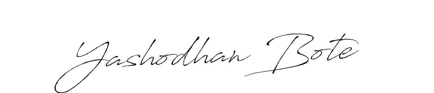 How to make Yashodhan Bote name signature. Use Antro_Vectra style for creating short signs online. This is the latest handwritten sign. Yashodhan Bote signature style 6 images and pictures png
