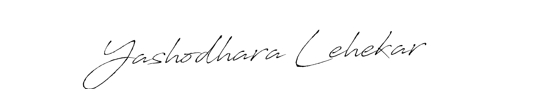 The best way (Antro_Vectra) to make a short signature is to pick only two or three words in your name. The name Yashodhara Lehekar include a total of six letters. For converting this name. Yashodhara Lehekar signature style 6 images and pictures png