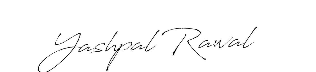 Make a beautiful signature design for name Yashpal Rawal. With this signature (Antro_Vectra) style, you can create a handwritten signature for free. Yashpal Rawal signature style 6 images and pictures png