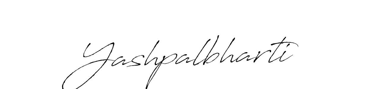 Use a signature maker to create a handwritten signature online. With this signature software, you can design (Antro_Vectra) your own signature for name Yashpalbharti. Yashpalbharti signature style 6 images and pictures png