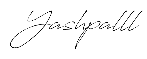 How to make Yashpalll signature? Antro_Vectra is a professional autograph style. Create handwritten signature for Yashpalll name. Yashpalll signature style 6 images and pictures png