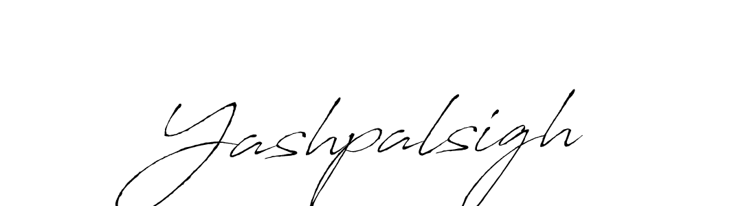 How to make Yashpalsigh name signature. Use Antro_Vectra style for creating short signs online. This is the latest handwritten sign. Yashpalsigh signature style 6 images and pictures png