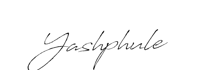 Design your own signature with our free online signature maker. With this signature software, you can create a handwritten (Antro_Vectra) signature for name Yashphule. Yashphule signature style 6 images and pictures png
