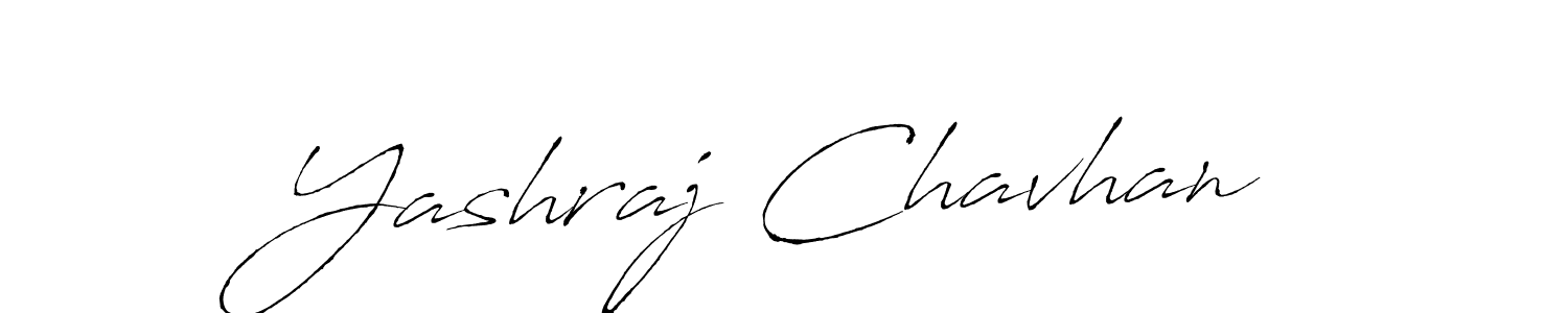 Design your own signature with our free online signature maker. With this signature software, you can create a handwritten (Antro_Vectra) signature for name Yashraj Chavhan. Yashraj Chavhan signature style 6 images and pictures png