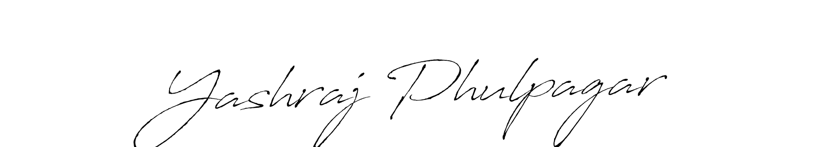 How to make Yashraj Phulpagar signature? Antro_Vectra is a professional autograph style. Create handwritten signature for Yashraj Phulpagar name. Yashraj Phulpagar signature style 6 images and pictures png