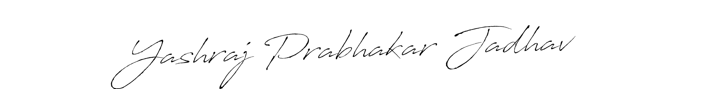 Yashraj Prabhakar Jadhav stylish signature style. Best Handwritten Sign (Antro_Vectra) for my name. Handwritten Signature Collection Ideas for my name Yashraj Prabhakar Jadhav. Yashraj Prabhakar Jadhav signature style 6 images and pictures png