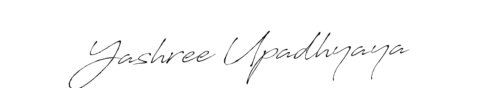 Design your own signature with our free online signature maker. With this signature software, you can create a handwritten (Antro_Vectra) signature for name Yashree Upadhyaya. Yashree Upadhyaya signature style 6 images and pictures png