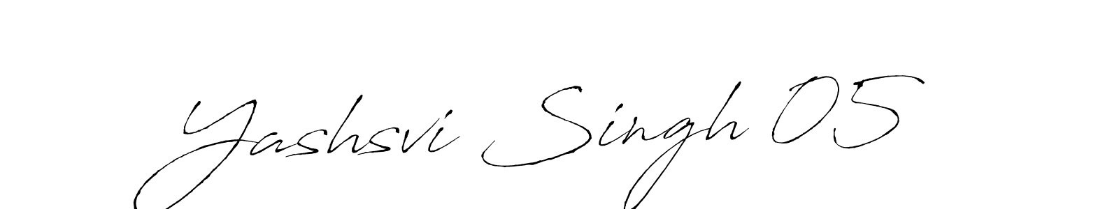 You should practise on your own different ways (Antro_Vectra) to write your name (Yashsvi Singh 05) in signature. don't let someone else do it for you. Yashsvi Singh 05 signature style 6 images and pictures png