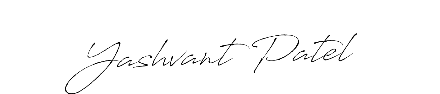How to make Yashvant Patel signature? Antro_Vectra is a professional autograph style. Create handwritten signature for Yashvant Patel name. Yashvant Patel signature style 6 images and pictures png