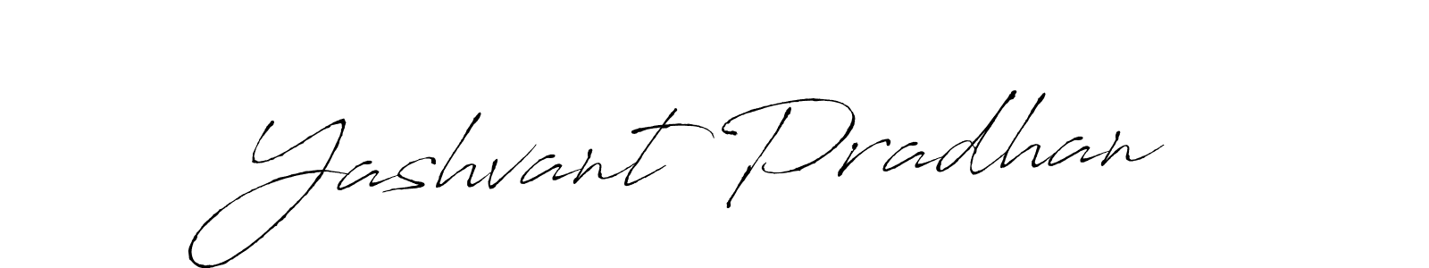Design your own signature with our free online signature maker. With this signature software, you can create a handwritten (Antro_Vectra) signature for name Yashvant Pradhan. Yashvant Pradhan signature style 6 images and pictures png