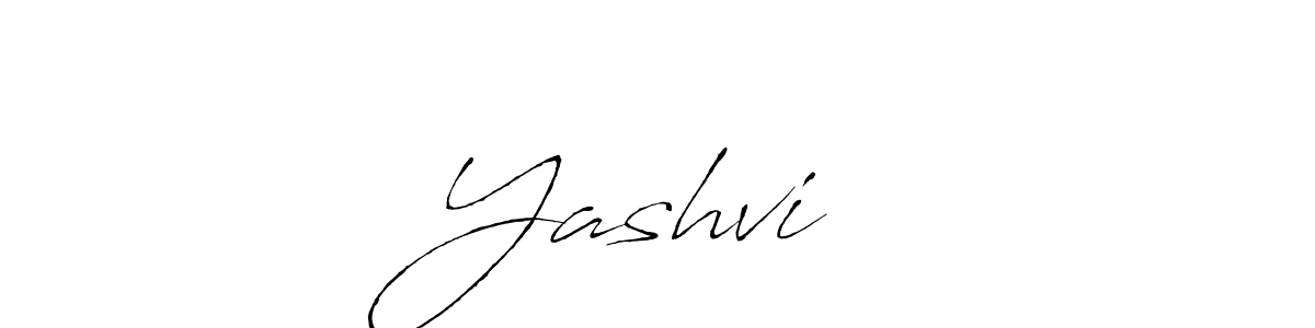 Design your own signature with our free online signature maker. With this signature software, you can create a handwritten (Antro_Vectra) signature for name Yashvi❤️. Yashvi❤️ signature style 6 images and pictures png
