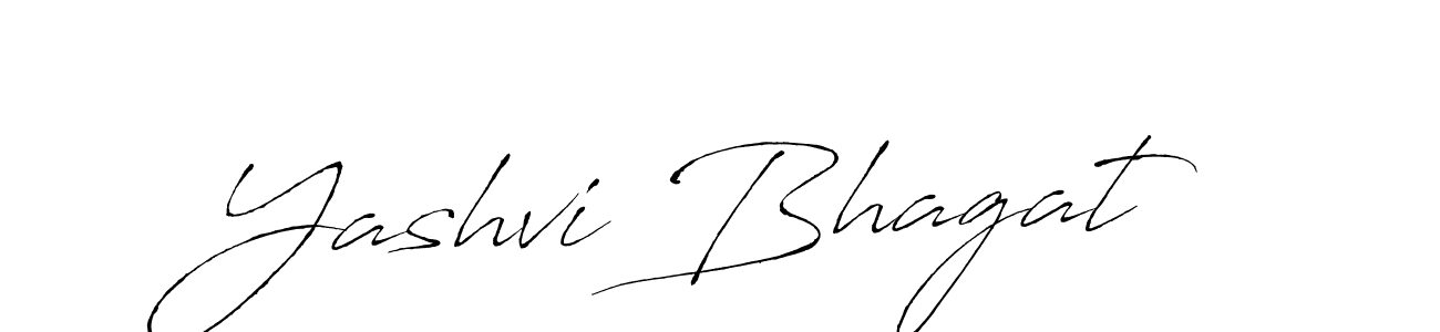 Create a beautiful signature design for name Yashvi Bhagat. With this signature (Antro_Vectra) fonts, you can make a handwritten signature for free. Yashvi Bhagat signature style 6 images and pictures png