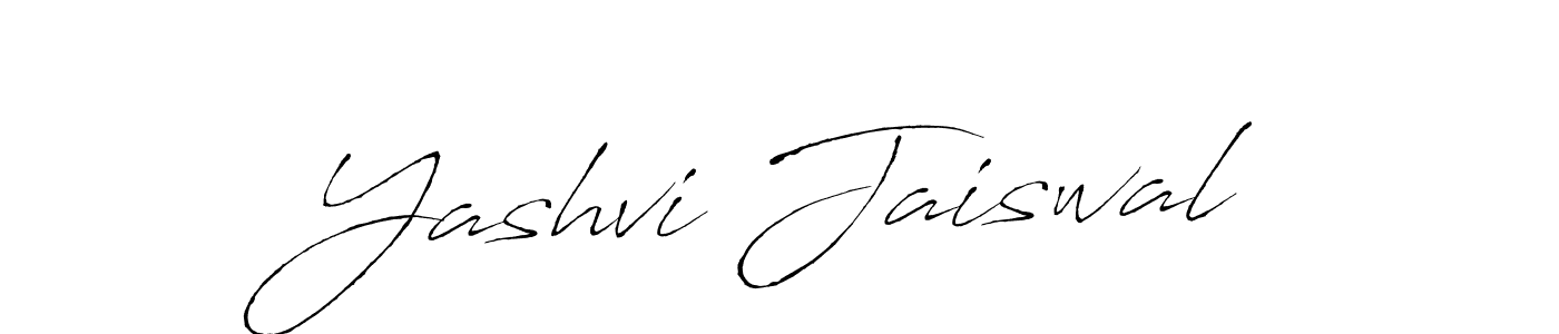 Yashvi Jaiswal stylish signature style. Best Handwritten Sign (Antro_Vectra) for my name. Handwritten Signature Collection Ideas for my name Yashvi Jaiswal. Yashvi Jaiswal signature style 6 images and pictures png