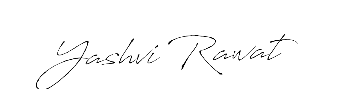 Make a beautiful signature design for name Yashvi Rawat. With this signature (Antro_Vectra) style, you can create a handwritten signature for free. Yashvi Rawat signature style 6 images and pictures png