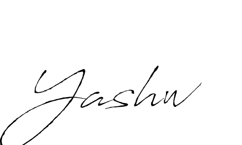 How to make Yashw signature? Antro_Vectra is a professional autograph style. Create handwritten signature for Yashw name. Yashw signature style 6 images and pictures png