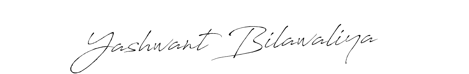 Also we have Yashwant Bilawaliya name is the best signature style. Create professional handwritten signature collection using Antro_Vectra autograph style. Yashwant Bilawaliya signature style 6 images and pictures png