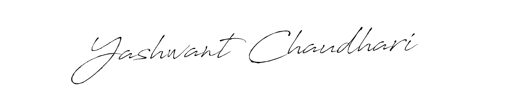 Use a signature maker to create a handwritten signature online. With this signature software, you can design (Antro_Vectra) your own signature for name Yashwant Chaudhari. Yashwant Chaudhari signature style 6 images and pictures png