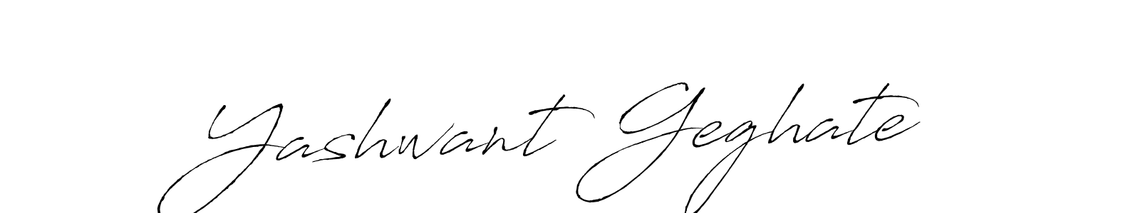 Make a beautiful signature design for name Yashwant Geghate. Use this online signature maker to create a handwritten signature for free. Yashwant Geghate signature style 6 images and pictures png