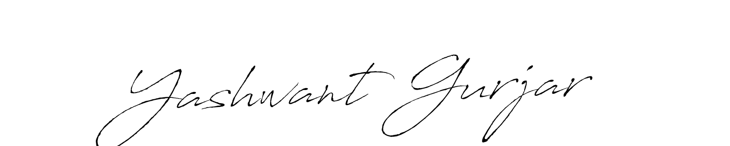 Use a signature maker to create a handwritten signature online. With this signature software, you can design (Antro_Vectra) your own signature for name Yashwant Gurjar. Yashwant Gurjar signature style 6 images and pictures png