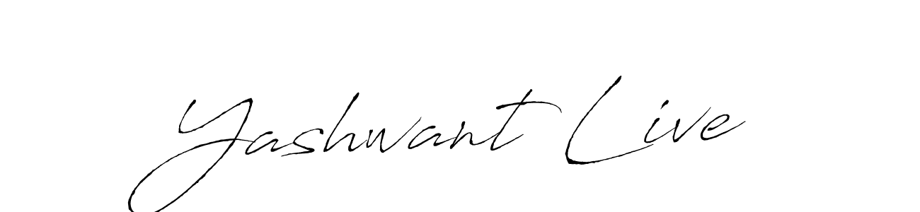 Use a signature maker to create a handwritten signature online. With this signature software, you can design (Antro_Vectra) your own signature for name Yashwant Live. Yashwant Live signature style 6 images and pictures png