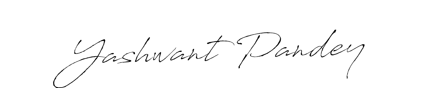 Design your own signature with our free online signature maker. With this signature software, you can create a handwritten (Antro_Vectra) signature for name Yashwant Pandey. Yashwant Pandey signature style 6 images and pictures png