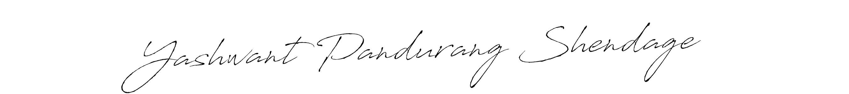 How to make Yashwant Pandurang Shendage name signature. Use Antro_Vectra style for creating short signs online. This is the latest handwritten sign. Yashwant Pandurang Shendage signature style 6 images and pictures png