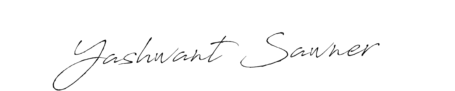 Antro_Vectra is a professional signature style that is perfect for those who want to add a touch of class to their signature. It is also a great choice for those who want to make their signature more unique. Get Yashwant Sawner name to fancy signature for free. Yashwant Sawner signature style 6 images and pictures png