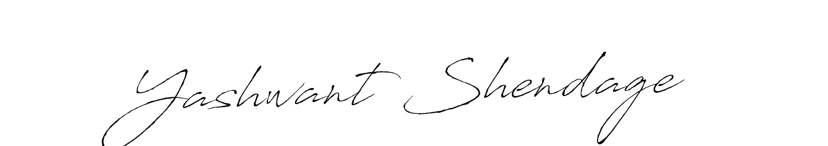 How to make Yashwant Shendage signature? Antro_Vectra is a professional autograph style. Create handwritten signature for Yashwant Shendage name. Yashwant Shendage signature style 6 images and pictures png