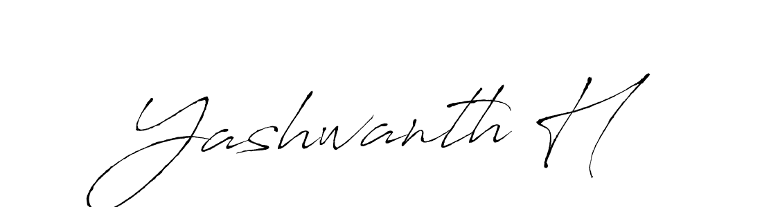 Yashwanth H stylish signature style. Best Handwritten Sign (Antro_Vectra) for my name. Handwritten Signature Collection Ideas for my name Yashwanth H. Yashwanth H signature style 6 images and pictures png