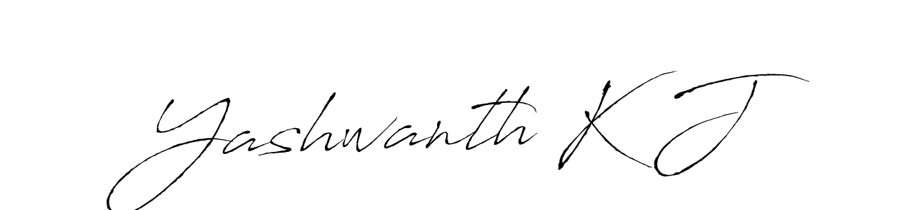 Yashwanth K J stylish signature style. Best Handwritten Sign (Antro_Vectra) for my name. Handwritten Signature Collection Ideas for my name Yashwanth K J. Yashwanth K J signature style 6 images and pictures png