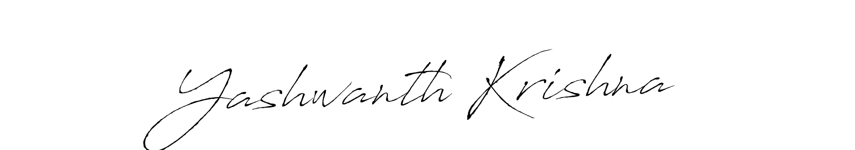 Use a signature maker to create a handwritten signature online. With this signature software, you can design (Antro_Vectra) your own signature for name Yashwanth Krishna. Yashwanth Krishna signature style 6 images and pictures png
