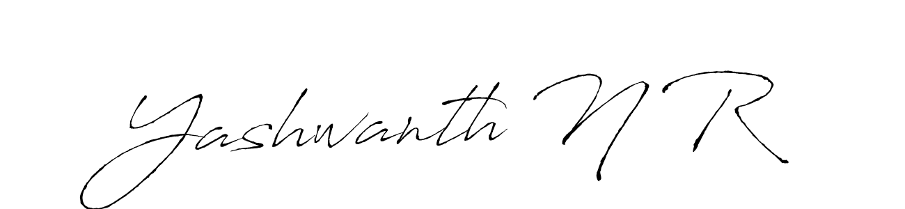 if you are searching for the best signature style for your name Yashwanth N R. so please give up your signature search. here we have designed multiple signature styles  using Antro_Vectra. Yashwanth N R signature style 6 images and pictures png