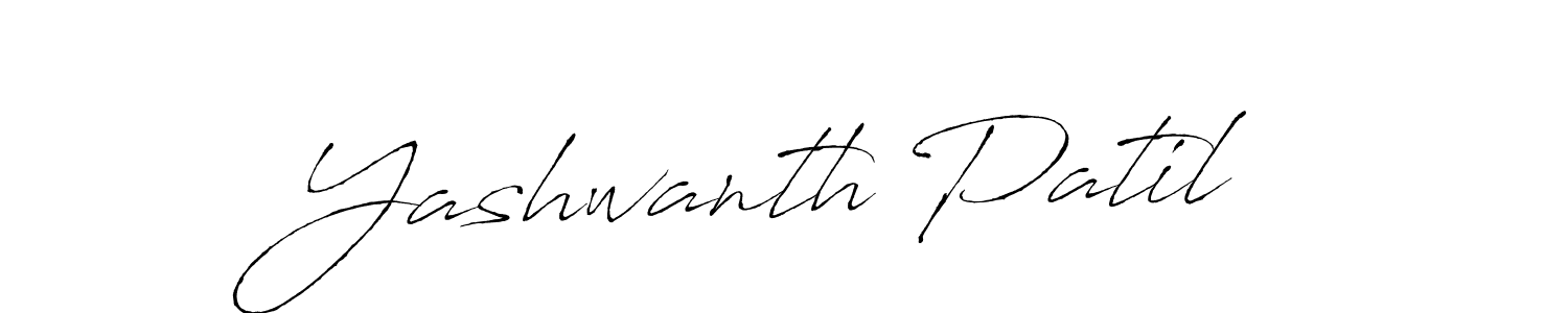 Create a beautiful signature design for name Yashwanth Patil. With this signature (Antro_Vectra) fonts, you can make a handwritten signature for free. Yashwanth Patil signature style 6 images and pictures png