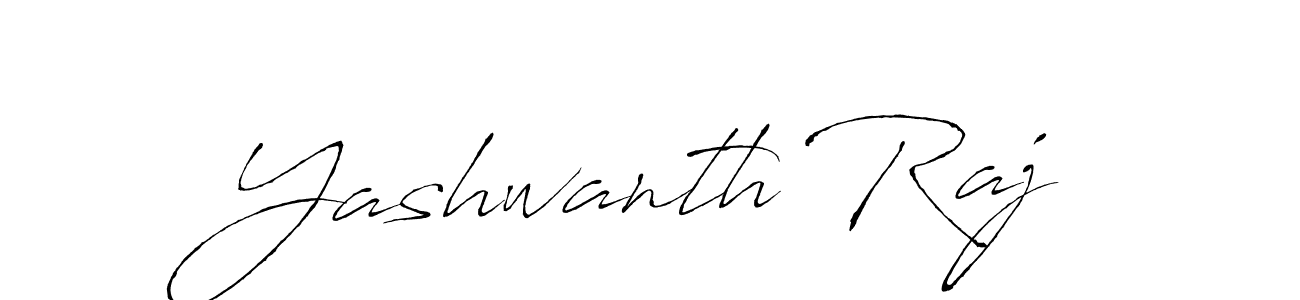 Create a beautiful signature design for name Yashwanth Raj. With this signature (Antro_Vectra) fonts, you can make a handwritten signature for free. Yashwanth Raj signature style 6 images and pictures png